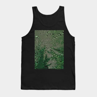 The Lake District Map Painted Tank Top